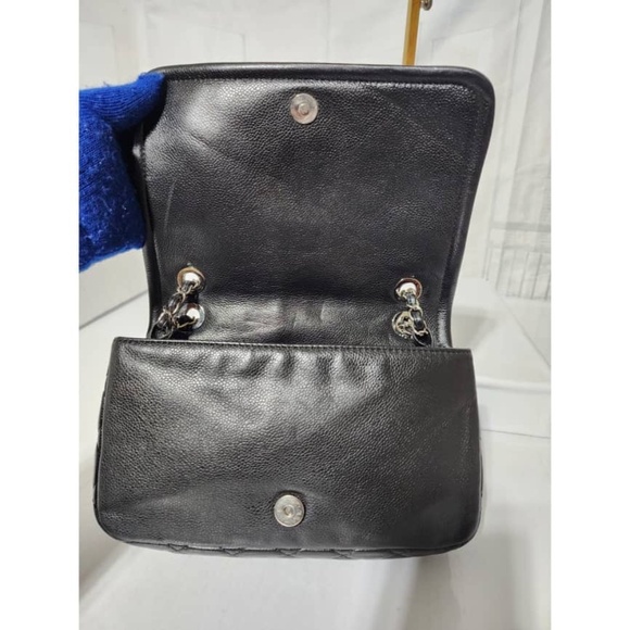 Authentic CHANEL Caviar Large Timeless CC Flap Shoulder Bag Black - Picture 7 of 16